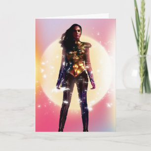 WW84  Wonder Woman Gold Armor Lo Fi Spark Foto Karte