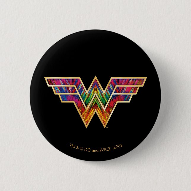 WW84 | Wonder Woman Kaleidoscope Logo Button (Vorderseite)