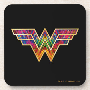 WW84 Wonder Woman Kaleidoscope Logo Getränkeuntersetzer