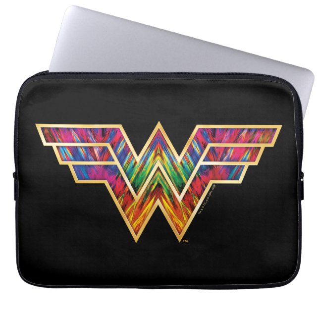 WW84 | Wonder Woman Kaleidoscope Logo Laptopschutzhülle (Vorderseite)