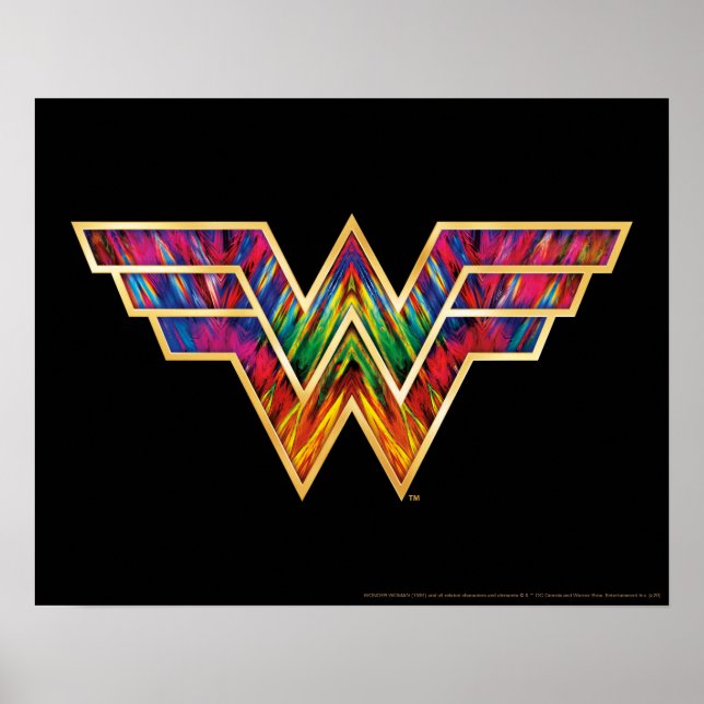 WW84 | Wonder Woman Kaleidoscope Logo Poster (Vorne)