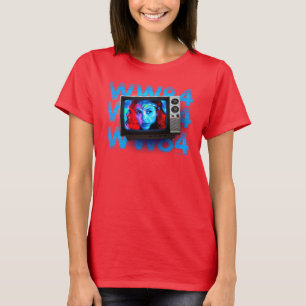 WW84   Wonder Woman Retro Static TV Set T-Shirt