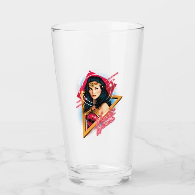 WW84 | Wonder Woman Retrowave Character Abzeichen Glas (Vorderseite)