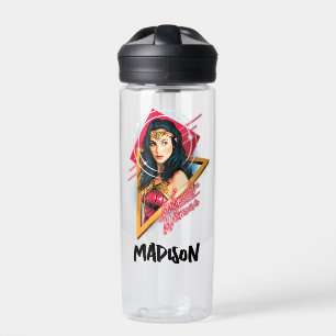 WW84 Wonder Woman Retrowave Name hinzufügen Trinkflasche