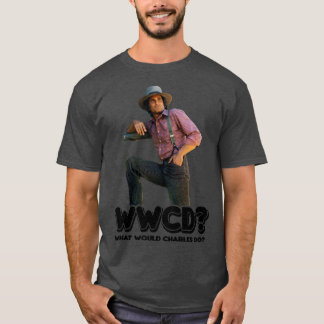 Wwcd, was Charles Ingalls im kleinen Haus machen w T-Shirt