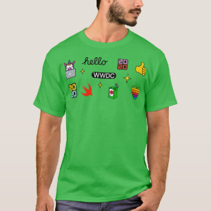 WWDC 2020 Aufkleber Pack T-Shirt