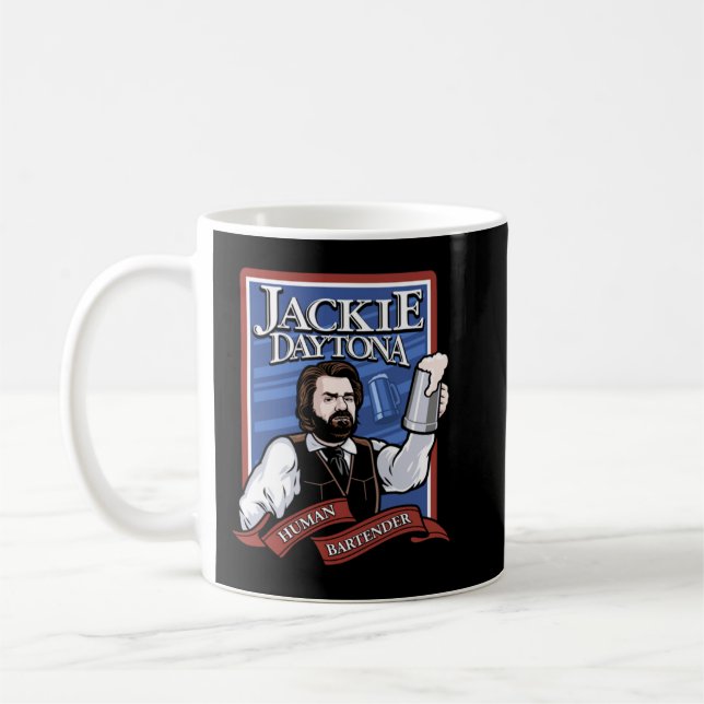 Wwdits T-ShirtJackie Daytona- Regular Human Barten Kaffeetasse (Links)