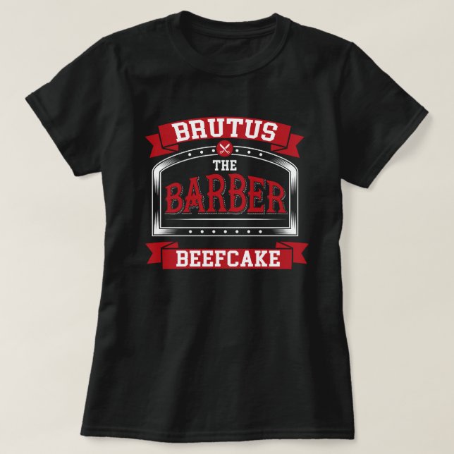 WWE Brutus Beefcake der Barber Graphic T - Shirt (Design vorne)