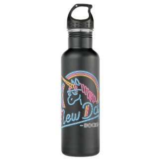 WWE Neon Unicorn 837 Edelstahlflasche