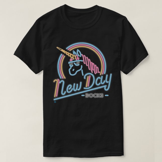 WWE Neon Unicorn 837 T-Shirt (Design vorne)