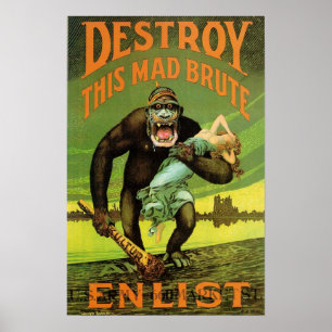 WWI-Anzeige Poster