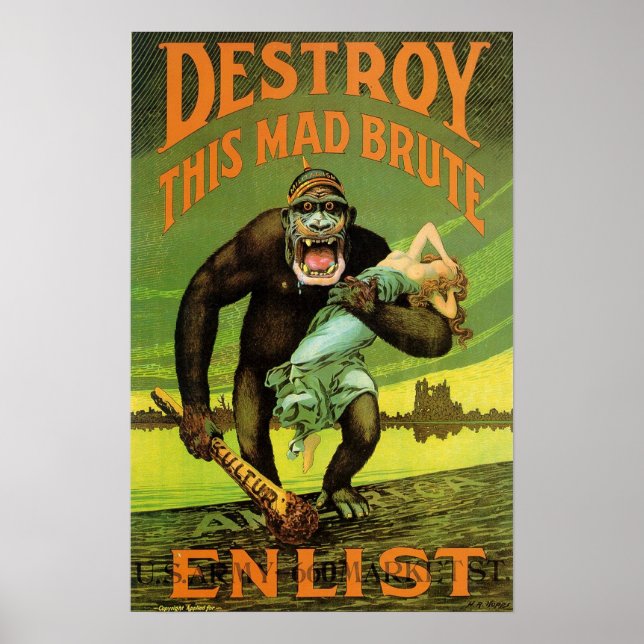 WWI-Anzeige Poster (Vorne)