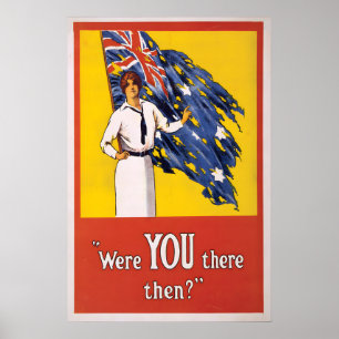 WWI australischer Rekrutierungsposter Britisches E Poster