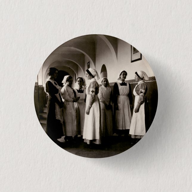 WWI Deutsch-Krankenschwestern Button (Vorderseite)