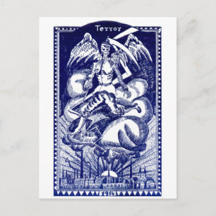 WWI Dutch Anti War Poster Postkarte