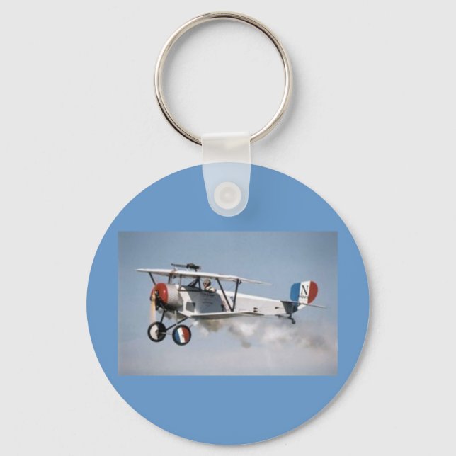 WWI-Flugzeug Schlüsselanhänger (Vorderseite)