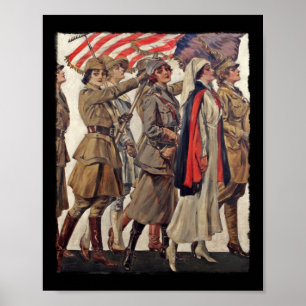 WWI - Frauenförderung Poster