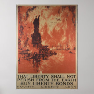 WWI Freiheits-Bindungen Poster