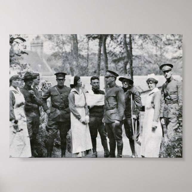 WWI Krankenschwestern und Ärzte Poster (Vorne)