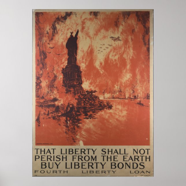WWI Liberty Bonds Poster (Vorne)