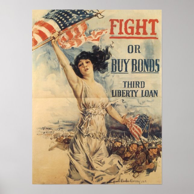 WWI Liberty Loan Print Poster (Vorne)