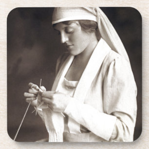 WWI Nurse Strickpullover Untersetzer