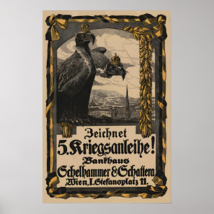 WWI-Plakat Kaiserliches Österreich Ungarn Kriegsan Poster