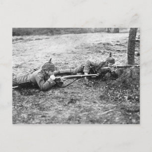 WWI Soldiers Postkarte