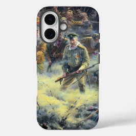 WWI Zaristische russische Anklage der Toten Männer iPhone 16 Hülle