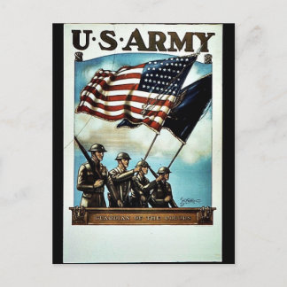Wwii Army Recruit Postkarte