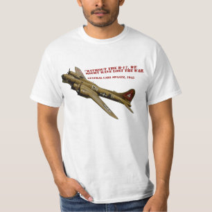 WWII B-17 Fliegen-Festungs-Flugzeug-Shirt T-Shirt