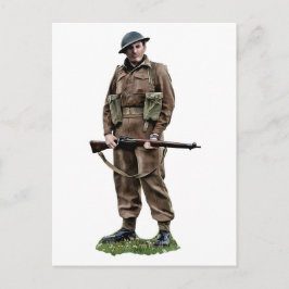 WWII Britische Postkarte "Tommy"