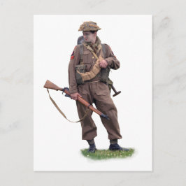 WWII British "Tommy" Postkarte