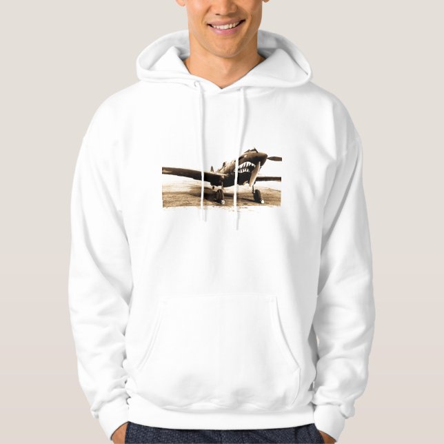 WWII das Flying Tigers Curtiss P-40 Hoodie (Vorderseite)