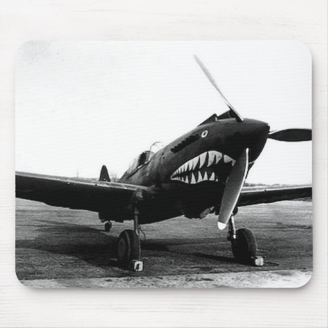 WWII das Flying Tigers Curtiss P-40 Mousepad (Vorne)