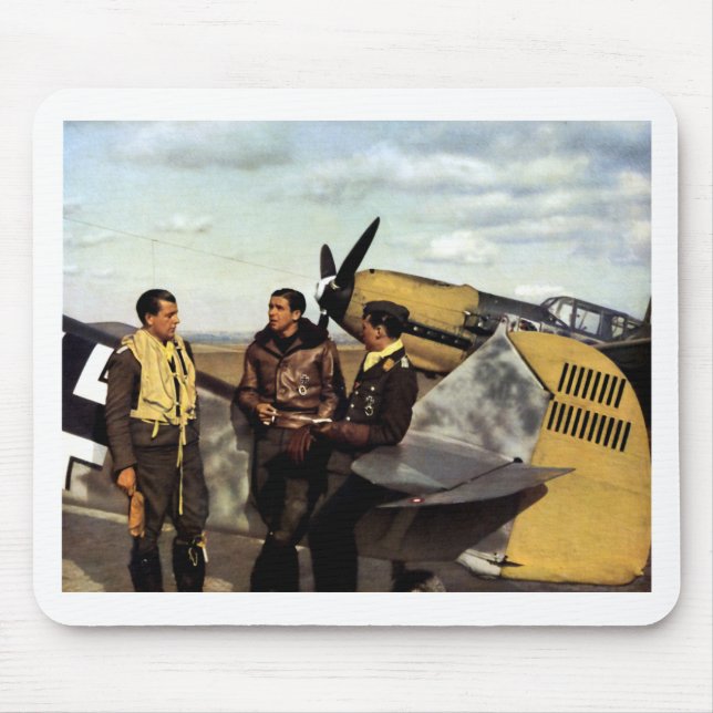 WWII deutsche Piloten ME-109 Mousepad (Vorne)