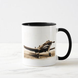 WWII-Fliegende Tiger Curtiss P-40-Kampfflugzeug Tasse
