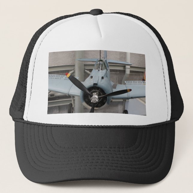 WWII-Flugzeug Nr. 3 Truckerkappe (Vorderseite)
