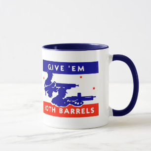 WWII Gebt ihnen beide Läufe Tasse
