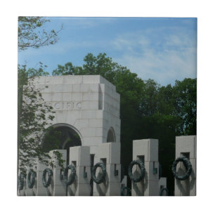 WWII-Gedenkkranz II in Washington DC Fliese