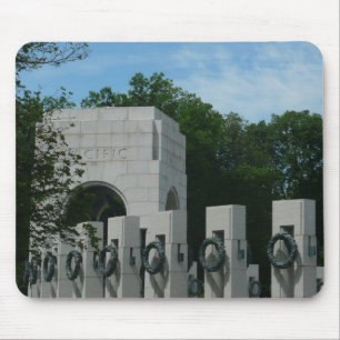 WWII-Gedenkkranz II in Washington DC Mousepad