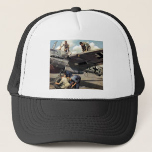 WWII Luftwaffe GrundCrew + ME-110 Truckerkappe