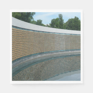 WWII-Mahnmal Freedom Wall in Washington DC Serviette