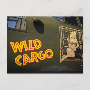 WWII-Nasenbemalung Postkarte