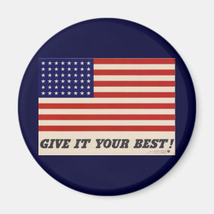 WWII patriotischer Poster Magnet
