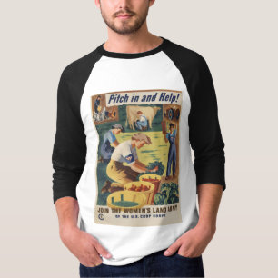 WWII Patriotisches Poster-Shirt T-Shirt