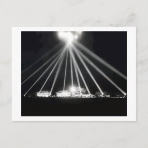 WWII Pearl Harbour Searchlights Postkarte