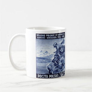 WWII polnische Armee in Narvik, Norwegen Kaffeetasse