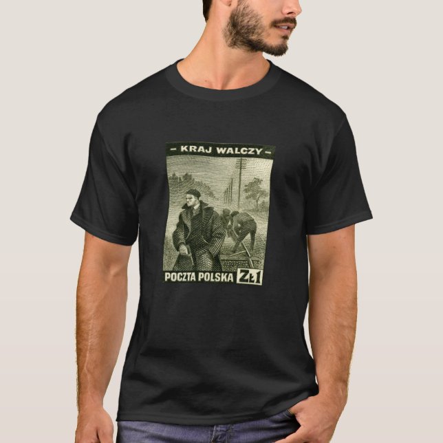 WWII polnische Zuhause-Armee T-Shirt (Vorderseite)
