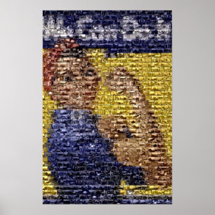 WWII Rosie the Riviter montage Poster